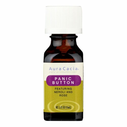 Aura Cacia - Essential Solutions Oil Panic Button - 0.5 fl oz Perspective: front