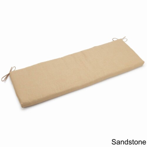 60-inch by 19-inch Spun Polyester Bench Cushion - Sandstone, 1 - Kroger