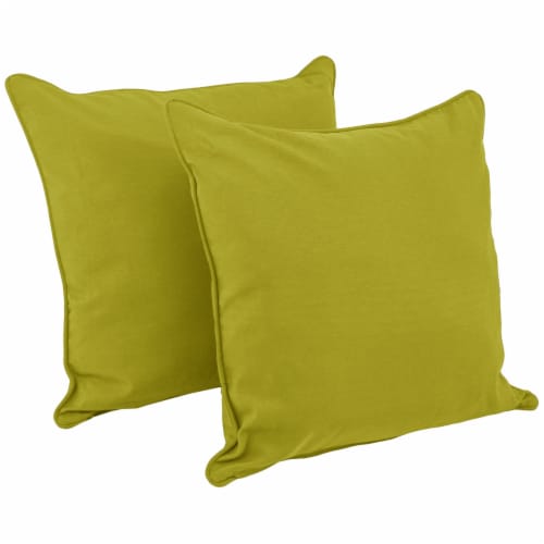 25 inch Double corded Solid Twill Square Floor Pillows with