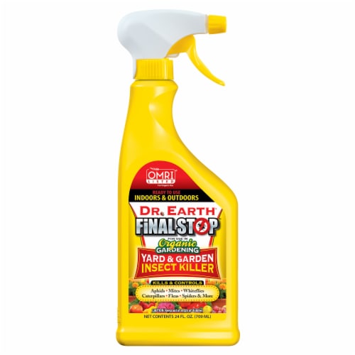 Dr. Earth® Final Stop Yard & Garden Insect Killer Perspective: front