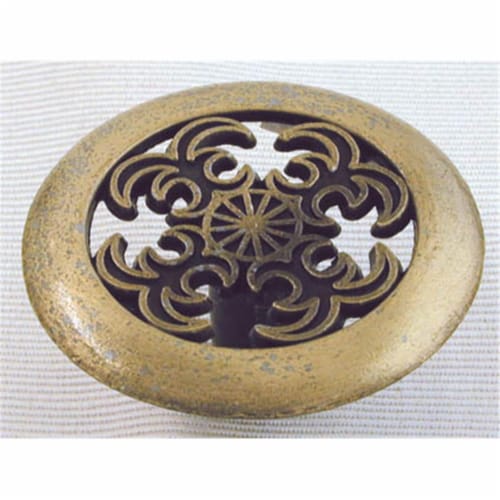 Ultra 1-.50 in. Antique Brass Traditions High Density Zinc Knob  41610 Perspective: front