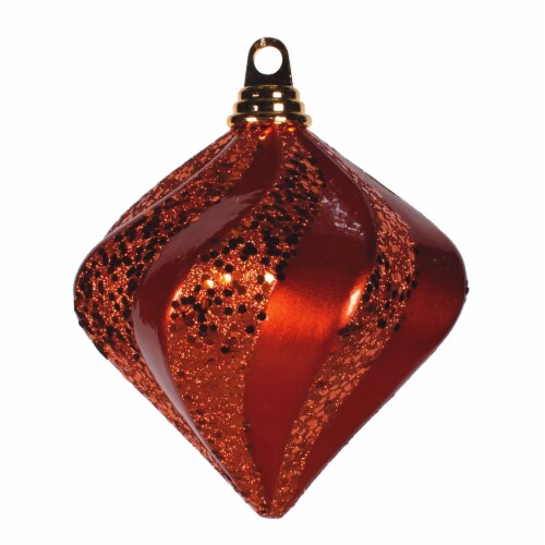 6'' Burn Org Candy Glitter Swirl Diamond - M133218 Perspective: front