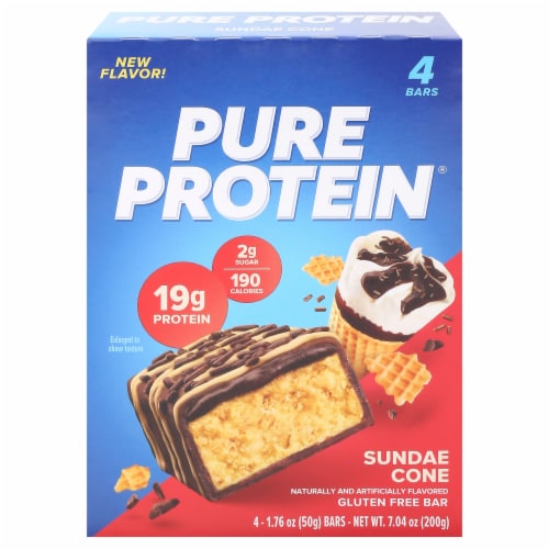 Pure Protein® Sundae Cone Gluten Free Bars Perspective: front