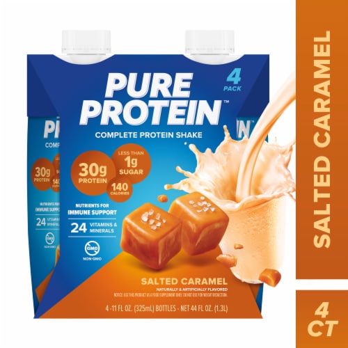 Pure Protein™ Salted Caramel Complete Protein Shake Perspective: front
