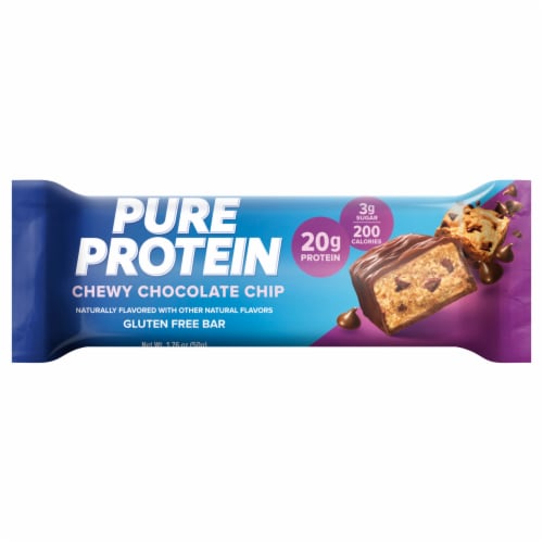 Pure Protein® Chocolate Chip Protein Bars Perspective: front