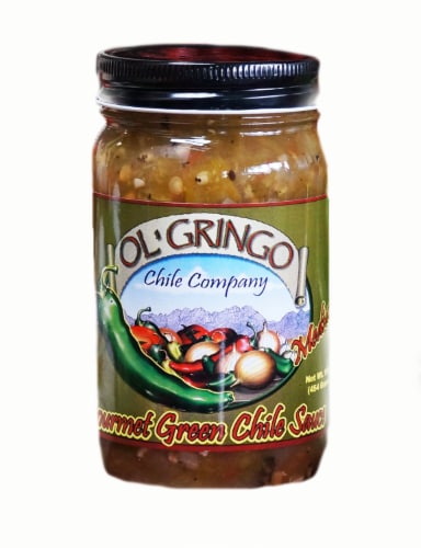 Ol' Gringo Gourmet Green Chile Sauce - Medium Perspective: front