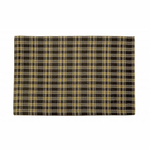 AG-01272S-4 19 in. Ribbed Placemats, Salt Pepper - Set of 4 Perspective: front
