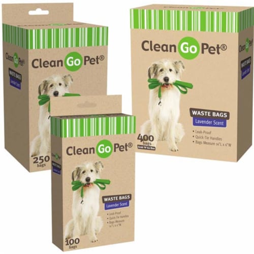 Lavender Scent Doggy Waste Bags 400-Count  - Perspective: front