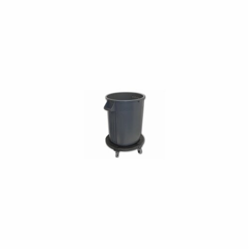 20 gal Plastic Round Container Perspective: front
