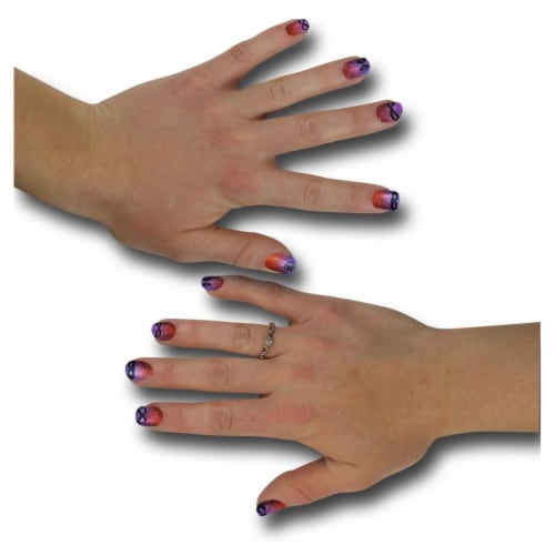 Suicide Squad nailheromasks Suicide Squad Masks Nail Wraps Perspective: front