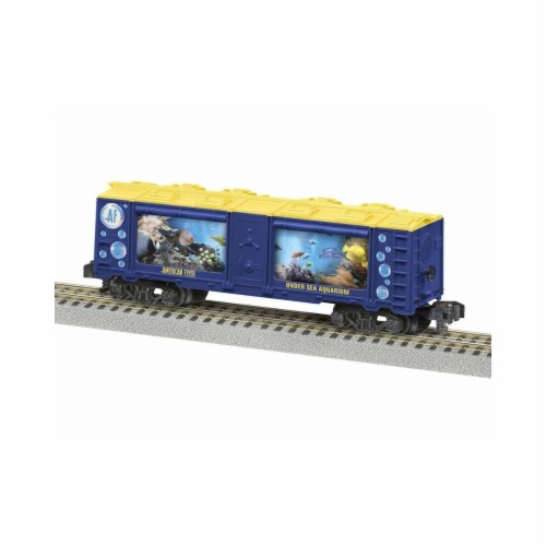 Lionel LNL1919420 S AF Aquarium Car Gilbert Aquarium Model Train Perspective: front
