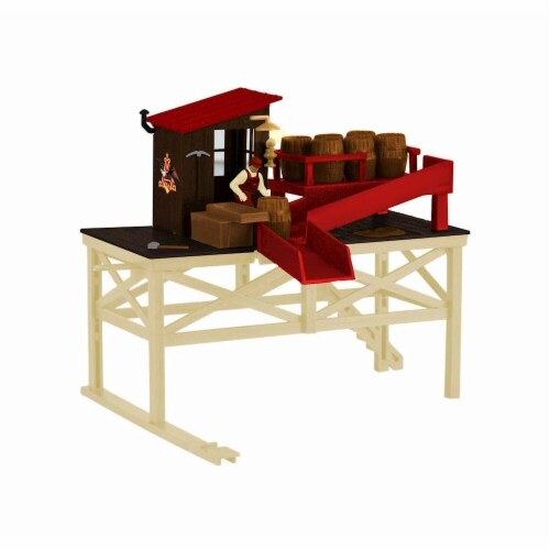 Lionel LNL1929040 O Anheuser-Busch Barrel Loader Model Building Perspective: front