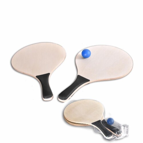 Peerless PAD001 -BLACK Paddle Ball Game, Black Perspective: front