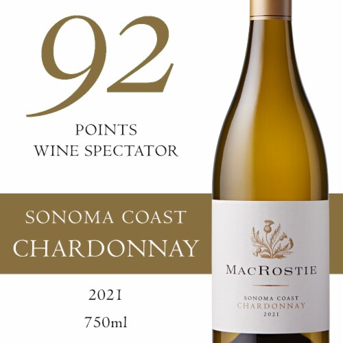 Macrostie Chardonnay California White Wine Perspective: front