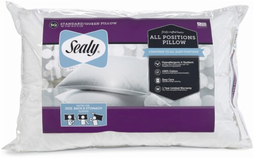 Sealy Extra-Firm Pillow - White, King - Kroger