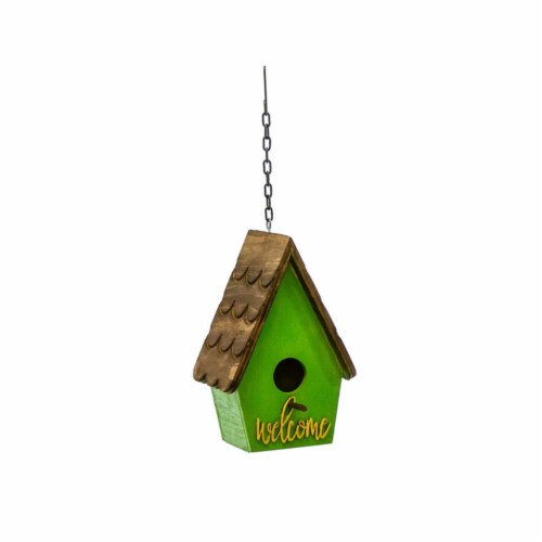 Rustic Arrow 120264 Home Wooden Birdhouse Garden Decor Perspective: front