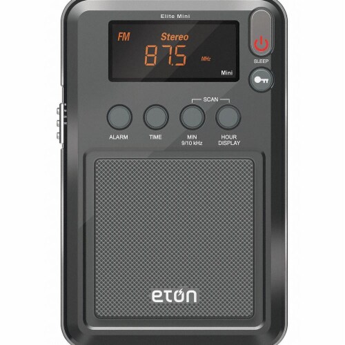 Eton Mini Shortwave Radio,Digital,4-5/16  H  NELITEMINI Perspective: front