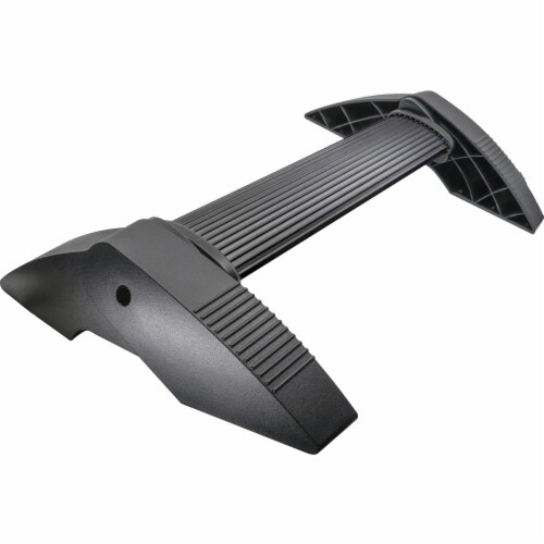 Kantek Footrest Tilting Bar 21-1/2 Wx13-1/2 Lx4 H Black FR870 Perspective: front