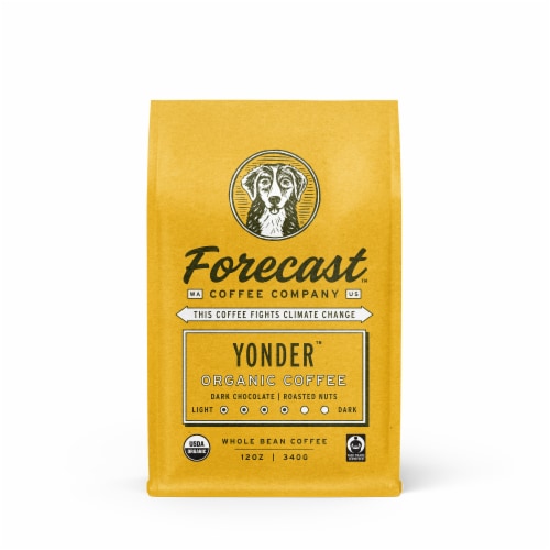 Forecast™ Yonder™ Dark Roast Organic Whole Bean Coffee Perspective: front