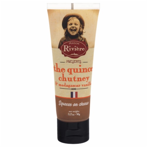 Maison Riviere The Quince Chutney Squeeze On Cheese Perspective: front