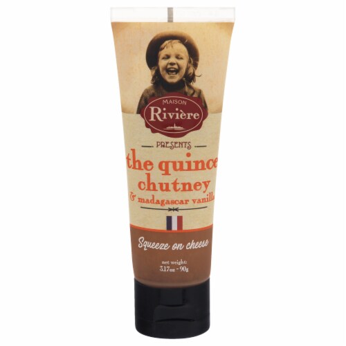 Maison Riviere The Quince Chutney Squeeze On Cheese Perspective: front