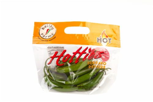 Bailey Farms® Hotties Serrano Peppers Perspective: front