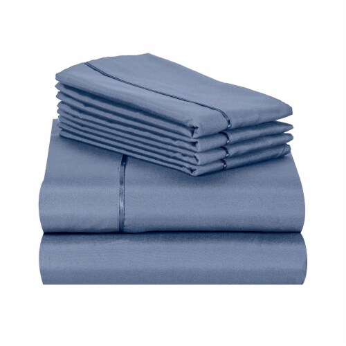 Oxford King 6 PC Rayon From Bamboo Solid Performance Sheet Set