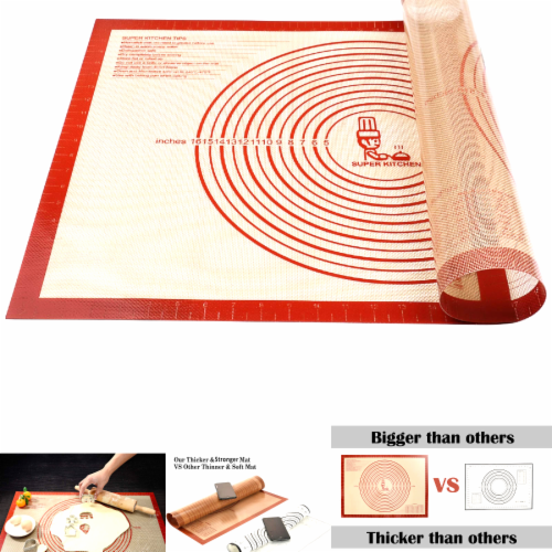 Non-slip Silicone Pastry Mat Extra Large 28''By 20'' for Non Stick