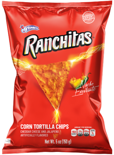 Zambos Ranchitas Tortilla Chips Perspective: front