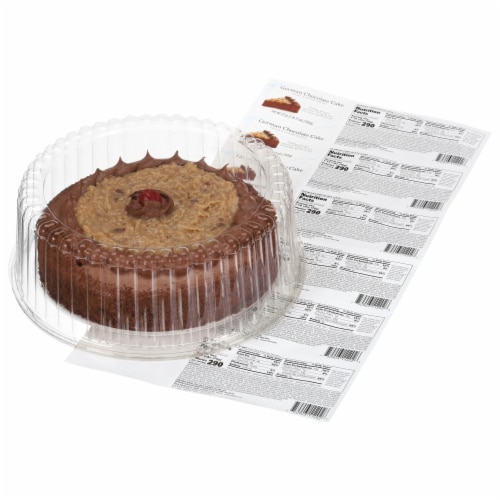 Rich's 8" German Chocolate Single Layer Cake Perspective: front