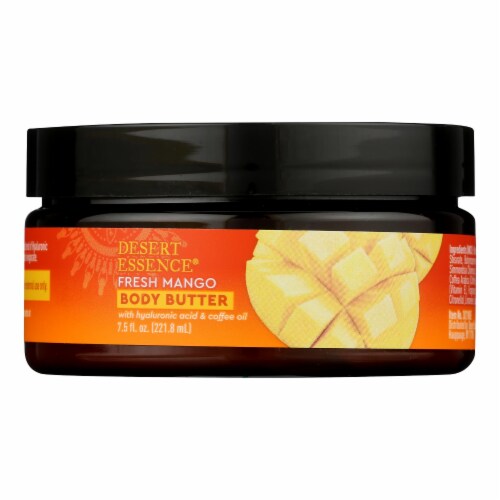 Desert Essence - Body Butter Fresh Mango - 1 Each-7.5 FZ Perspective: front