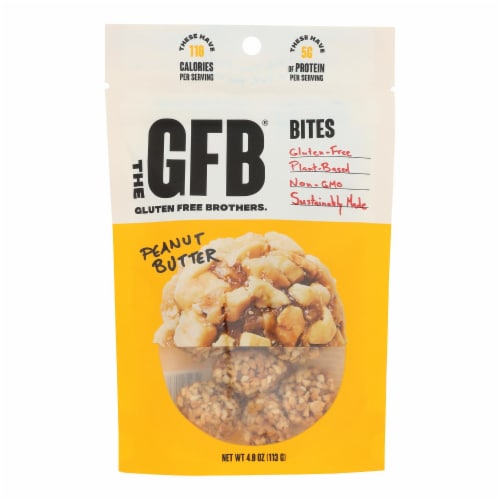 The Gfb - Bites Peanut Butter Gluten Free - Case of 6 - 4 OZ Perspective: front