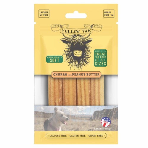 Yellow Yak - Churo Peanut Butter Soft Denst Chw - Case of 6-4 OZ Perspective: front