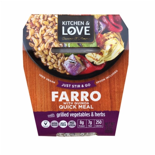 Cucina and Amore - Grilled Vegetables - Farro - Case of 6 - 7.9 oz Perspective: front