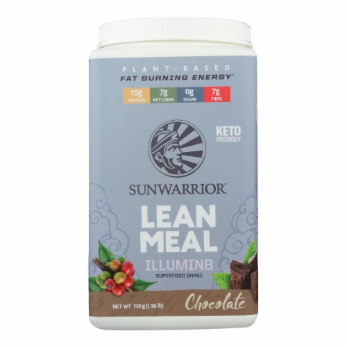 Sunwarrior - Illumin8 Chocolate Mealrpl - 1 Each-25.3 OZ Perspective: front