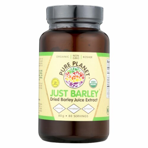 Pure Planet Just Barley Nature's Organic Nutrition Support - 2.8 oz Perspective: front