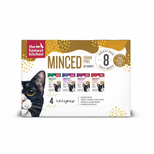 The Honest Kitchen Cat Fd Minced Gravy Varty Case of 6 8 5.5