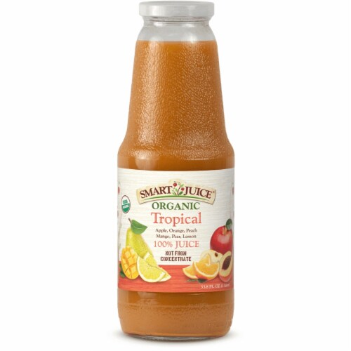 Smart Juice - Juice Organic Tropical - Case of 6-33.8 FZ Perspective: front