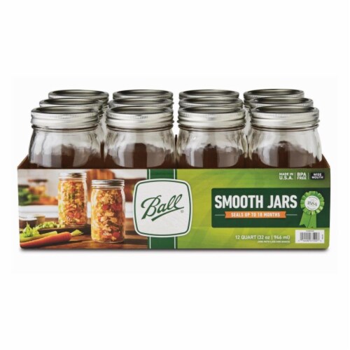 Ball® Wide Mouth Quart Jars, 12 ct / 32 oz - Kroger