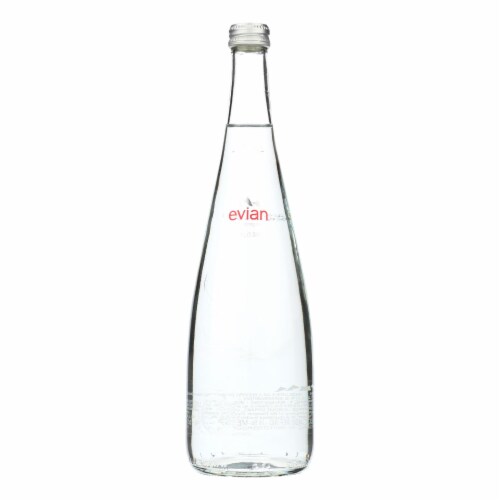 Evian Spring Water - Case of 12 - 25.4 FZ Perspective: front
