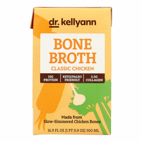 Dr. Kellyann Bone Broth Classic Chicken Case of 616.9 FZ, 6 ct