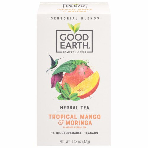 Good Earth - Tea Tropical Mornga Mango Snsr - Case of 5-15 CT Perspective: front
