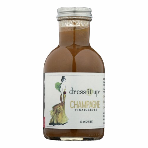 Dress It Up - Vinaigrette Champagne - Case of 6 - 10 OZ Perspective: front