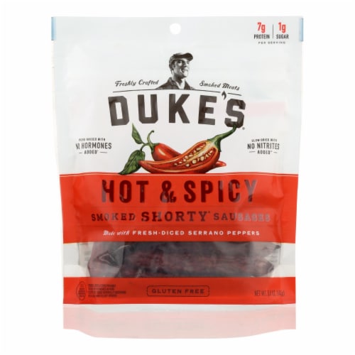 Hot And Spicy Pork Sausages - Case of 8 - 5 OZ Perspective: front