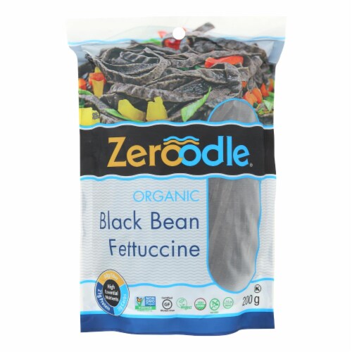 Liviva - Fettuccine Black Bean - Case of 6 - 7.05 OZ Perspective: front