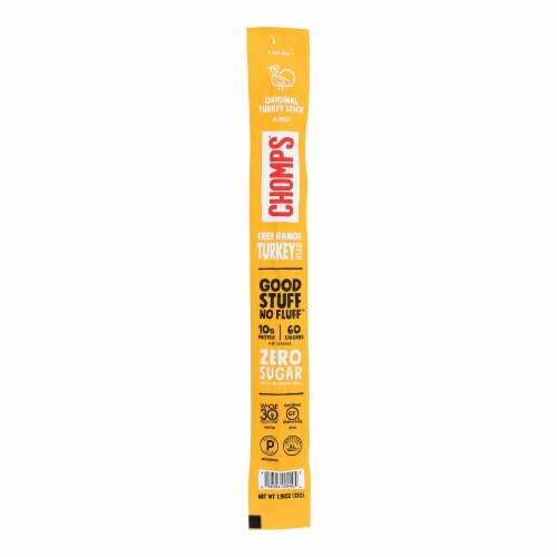 Chomps - Turkey Stick Original Mild - Case of 24-1.15 OZ Perspective: front