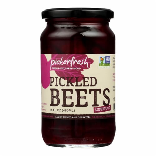 Pickerfresh - Beets Pickled - Case of 6-16 OZ Perspective: front