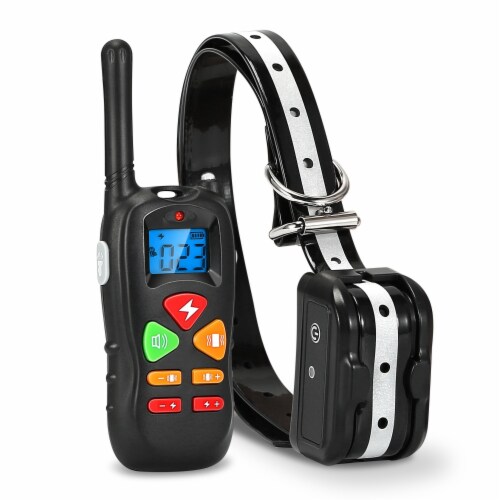 Black Edge 300mAh Rechargeable Dog Shock Collar With Remote 1 Set Mariano s