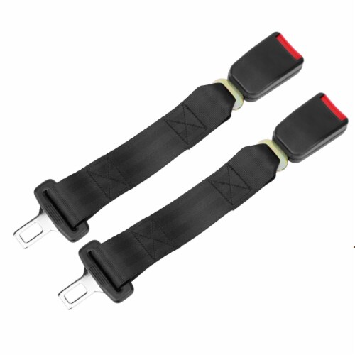Auto seat belt extender clearance