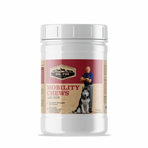 Dr. Pol Mobility Chews with MSM Glucosamine for Dogs 100 Count 1 Pack Mariano s